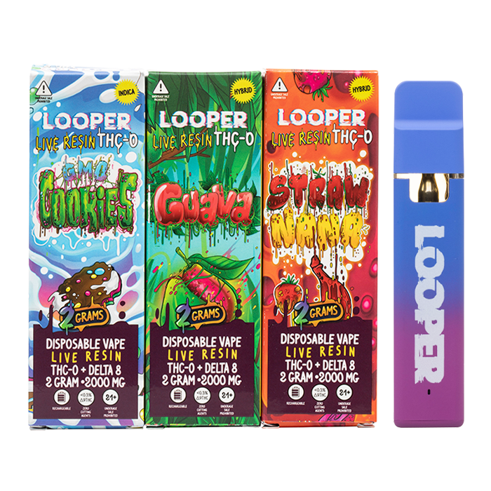 *THC-O/HHC Looper Disposable 2g