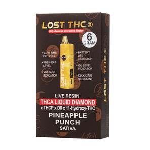 LOST THC D8 THCA LIQUID DIAMOND THCP 6GRAM SATIVA