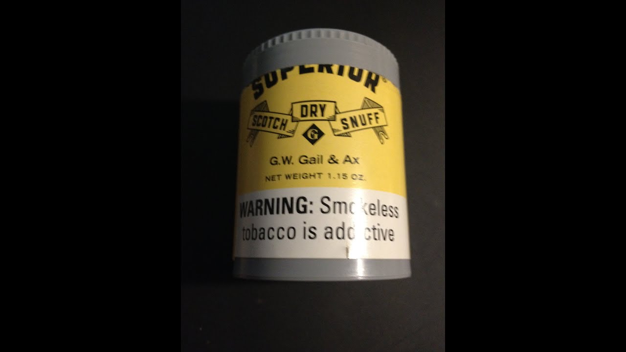 Superior Scotch Dry Snuff 4.65oz