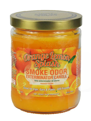 Smoke Odor Candle Orange Lemon Splash