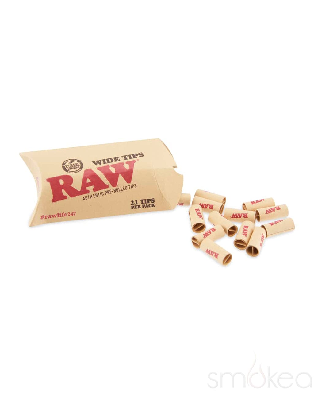 Raw Wide Tips 50pc
