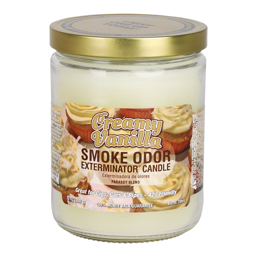 Smoke Odor Candle Creamy Vanilla
