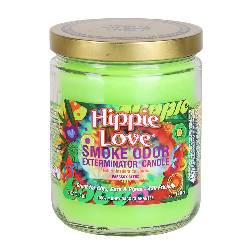 Smoke Odor Candle Hippie Love