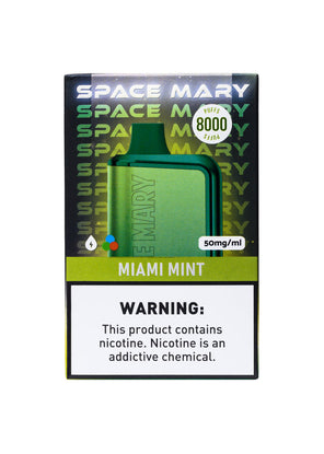 SPACE MARY 8000 PUFFS  MIAMI MINT
