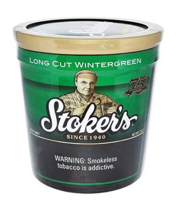 Stokers Long Cut Wintergreen Can
