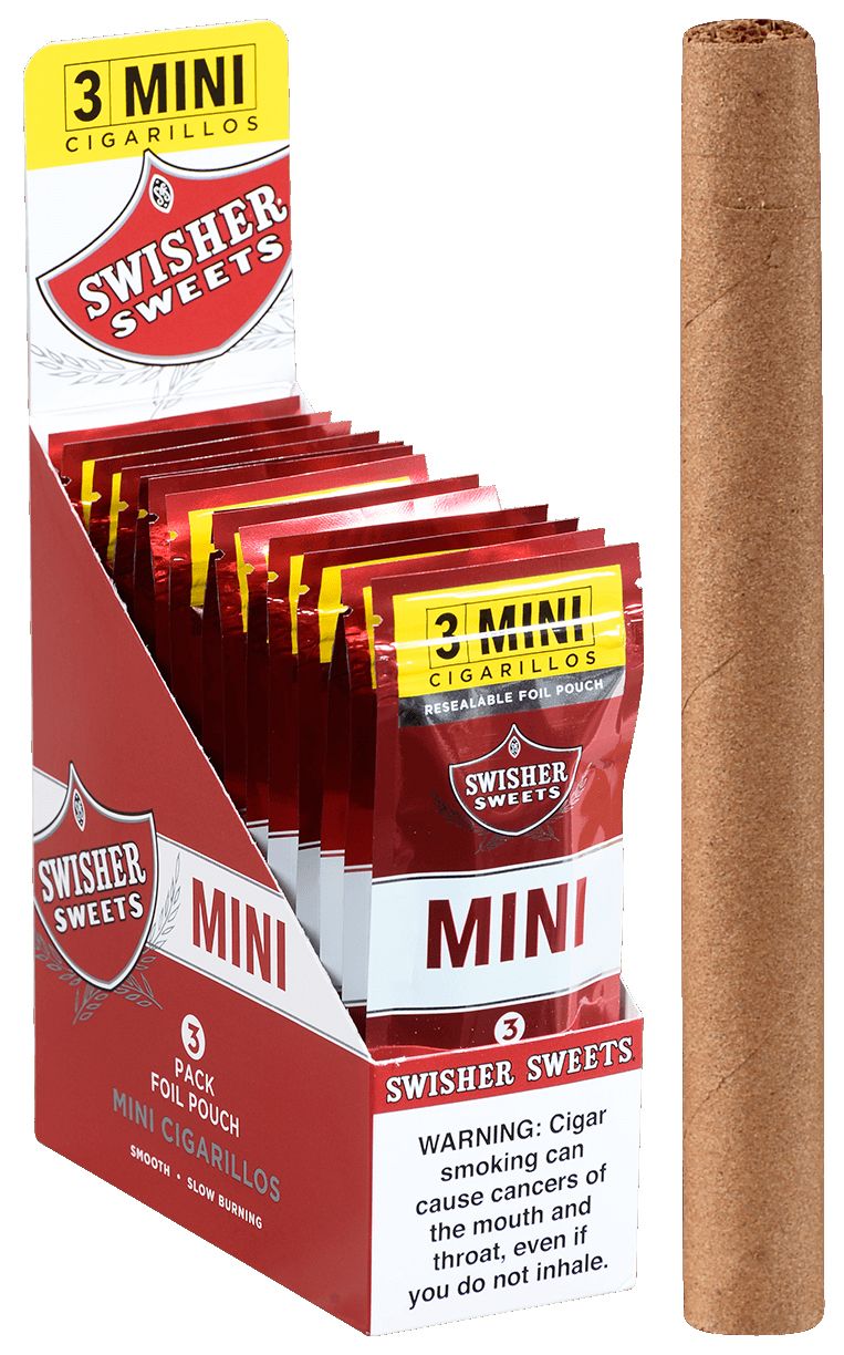 SWISHER SWEETS MINI 3 CIGARS RED