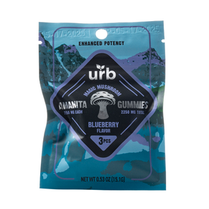 Urb Magic Amanita Mushroom Gummies 3pk2