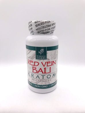 Whole Herb Red Vein Bali 75 Caps