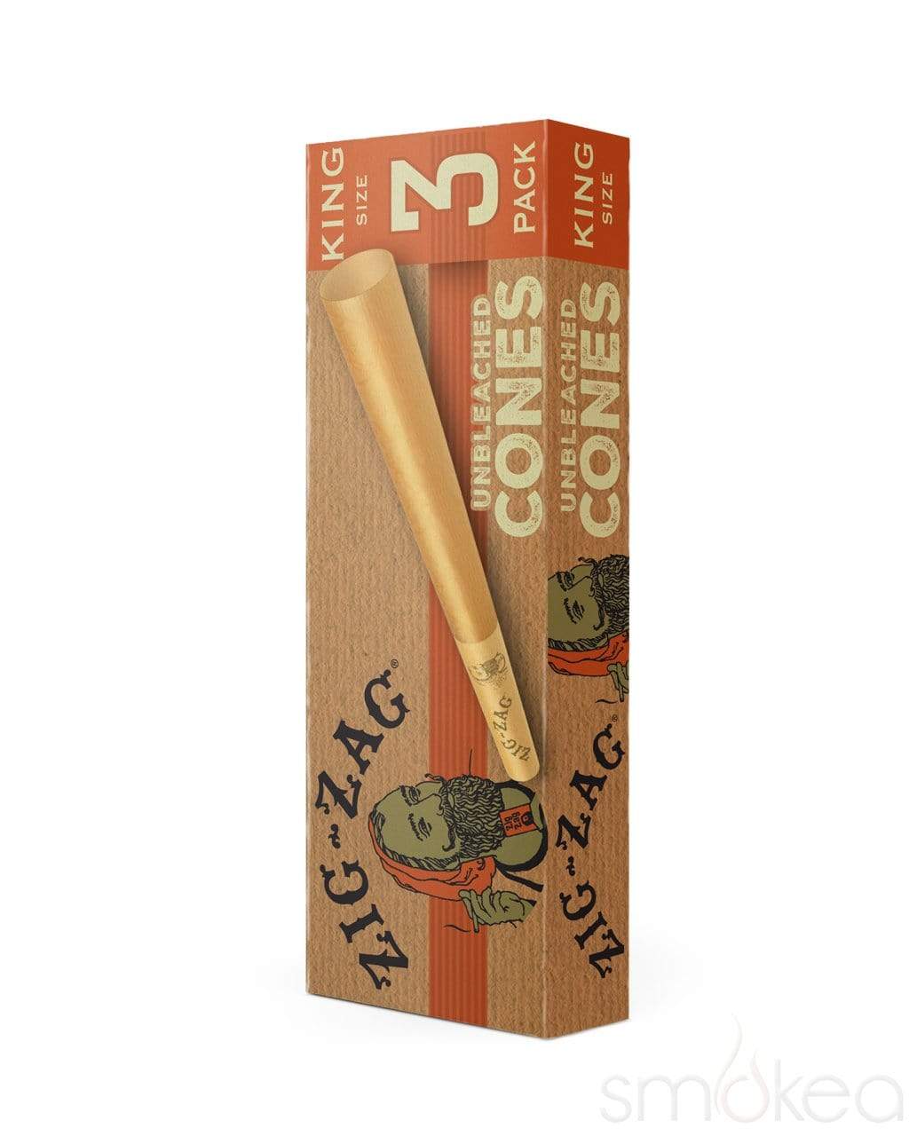 Zig Zag Unbleached  Cone King